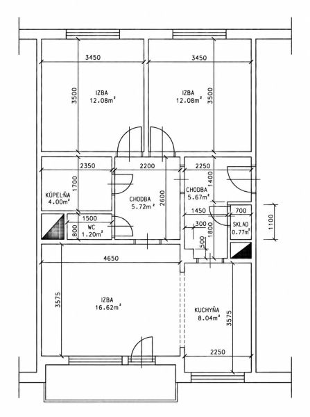 Sale Two bedroom apartment, Two bedroom apartment, Dopravná, Bratislav